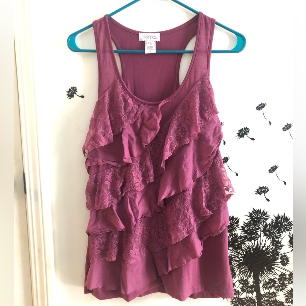 Kirra tiered ruffle tank top
